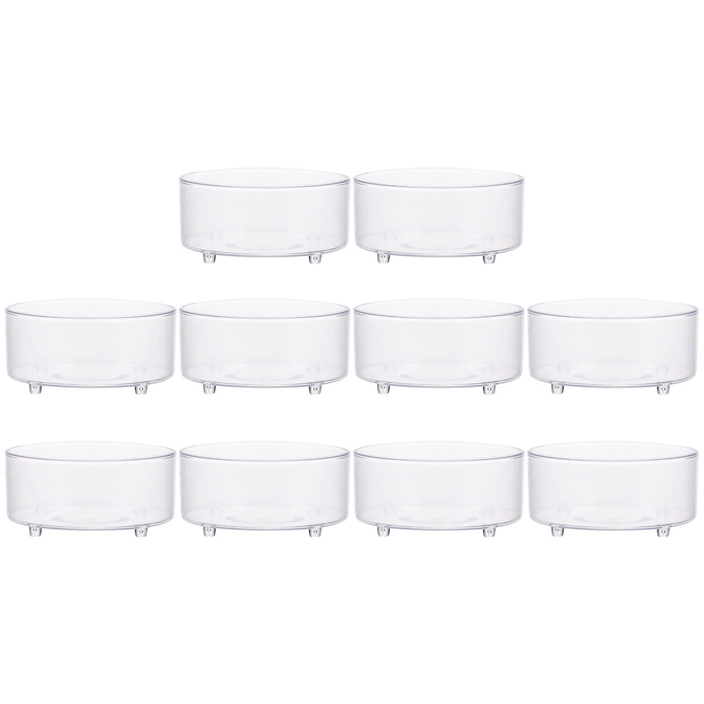10Pcs Acrylic Reptile Food Dis - مراجعة Water Dish Reptile وسعره