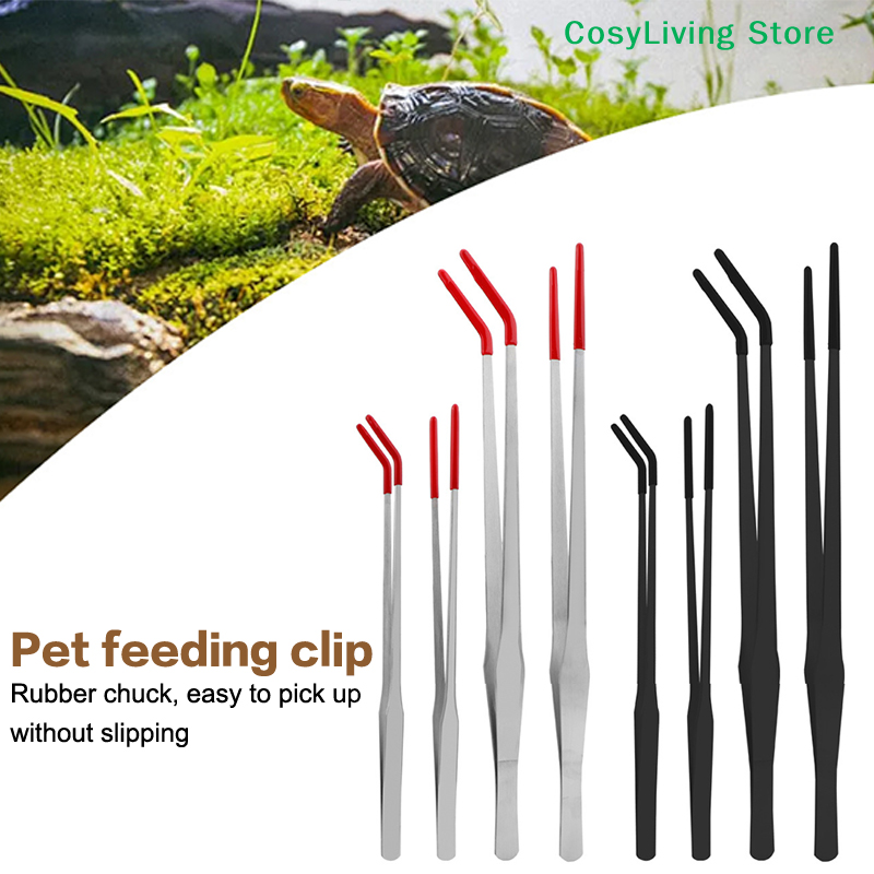 Reptile Feeding Tongs With Rub - مراجعة Feeding Tong Stainless وسعره