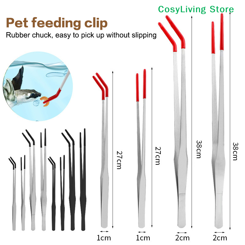Reptile Feeding Tongs With Rub - مراجعة Feeding Tong Stainless وسعره