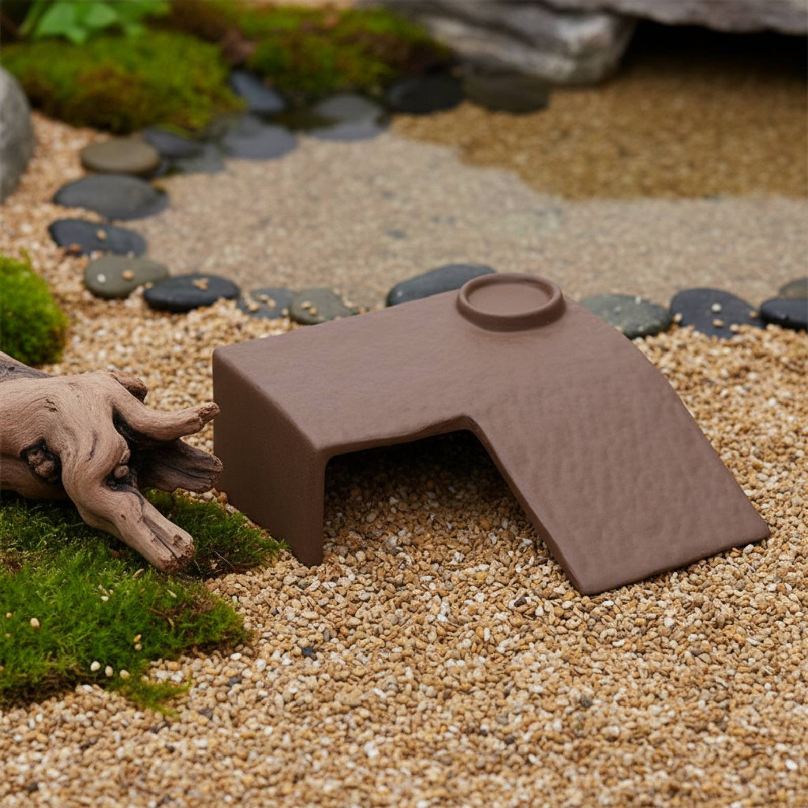 2 Pieces Turtle Basking Dock E - مراجعة Hide Cave Ceramic وسعره