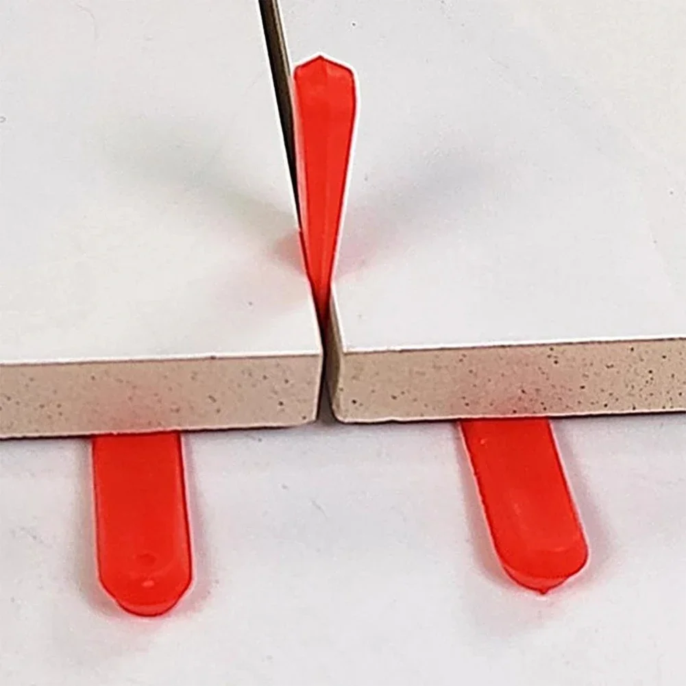 100pcs Plastic Tile Wedge Spac - مراجعة Ceramic Tile Floor وسعره