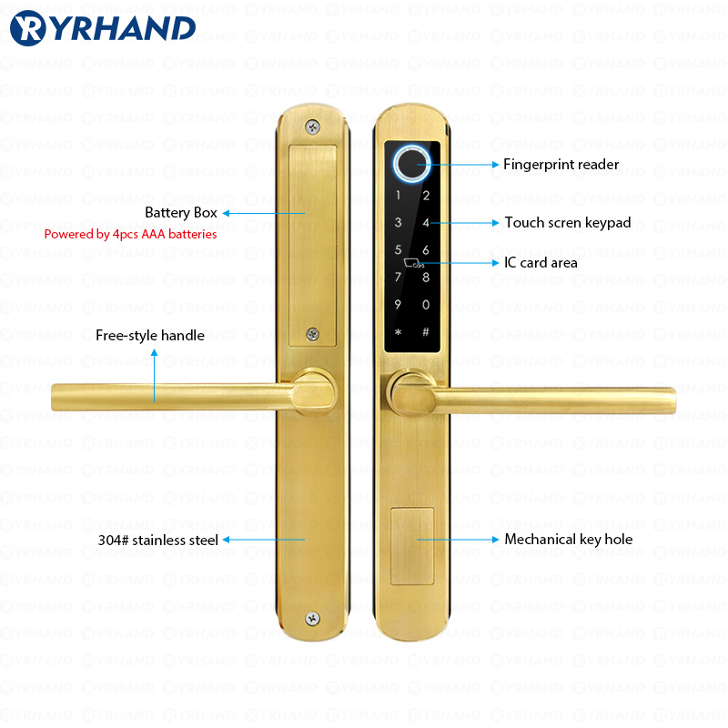 IP66 Gold Stainless steel Slid - مراجعة Glass Door Hinge وسعره