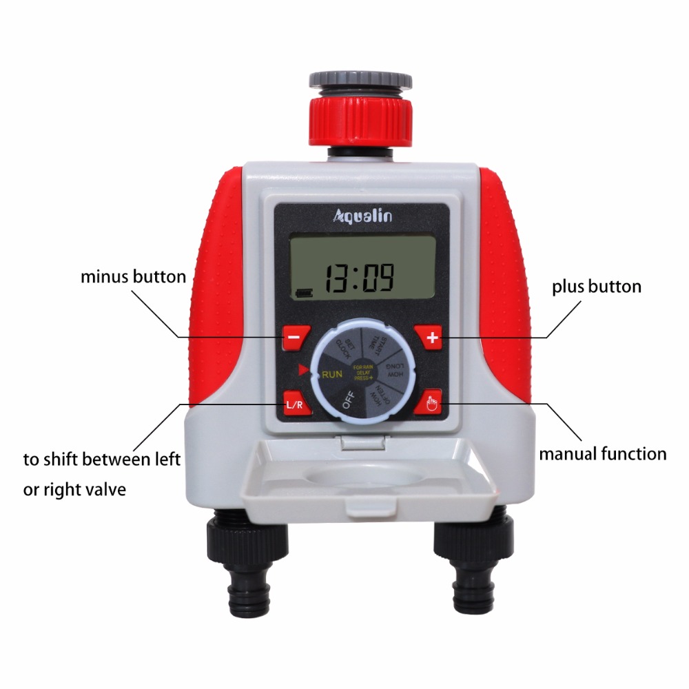 Dual 2-Outlet Garden Automatic - مراجعة Timer Dual Outlet وسعره