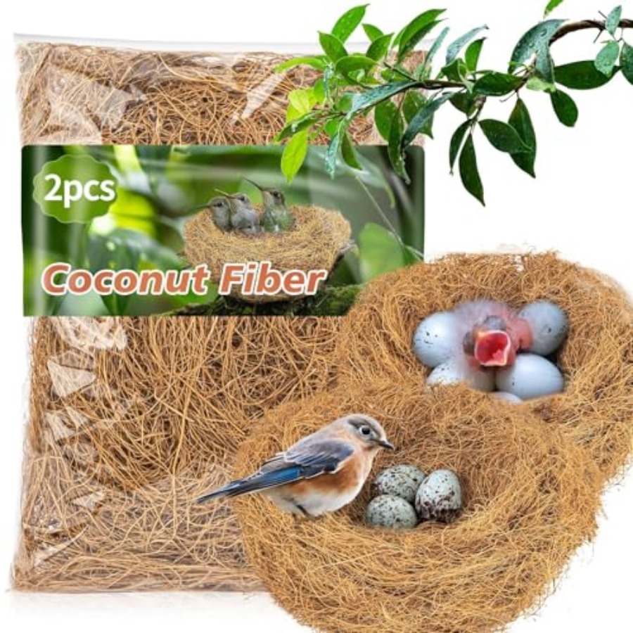 PCS Coconut Fiber for Bird Nes - مراجعة Substrate Coconut Fiber وسعره