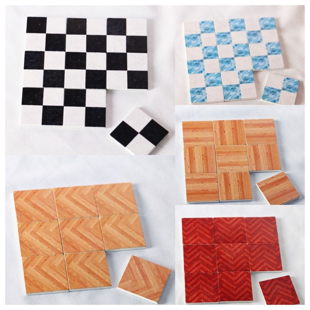 9pcs/set 1:6/1:12 Dollhouse Fu - مراجعة Ceramic Tile Floor وسعره