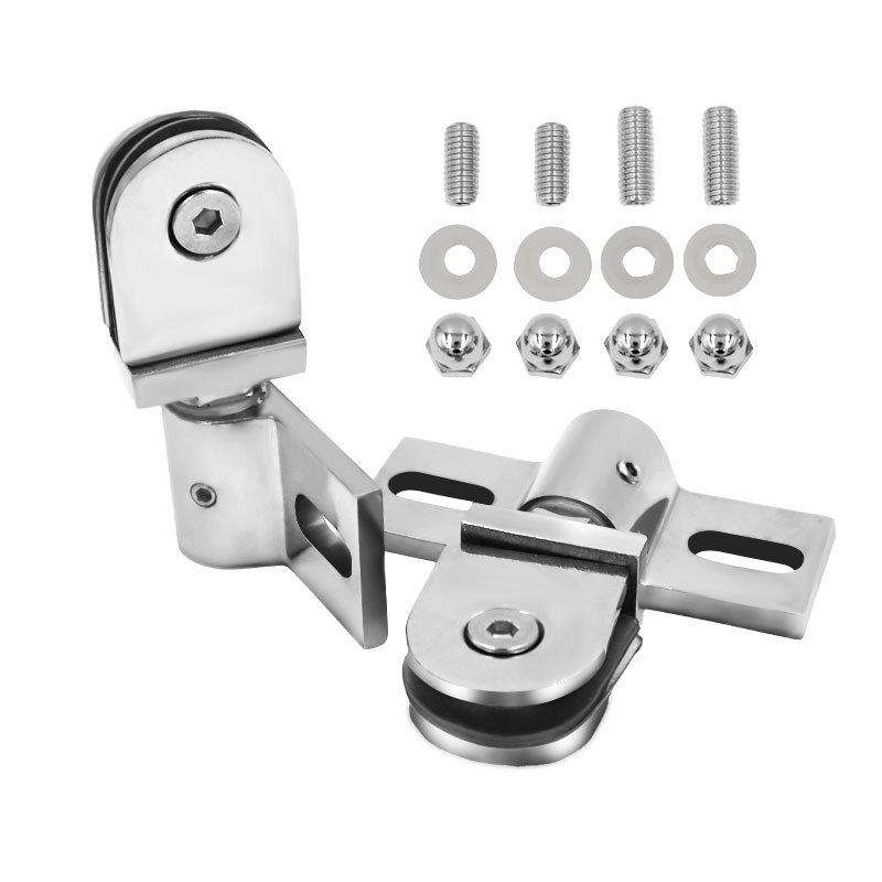 Bathroom glass door clip/clamp - مراجعة Glass Door Hinge وسعره