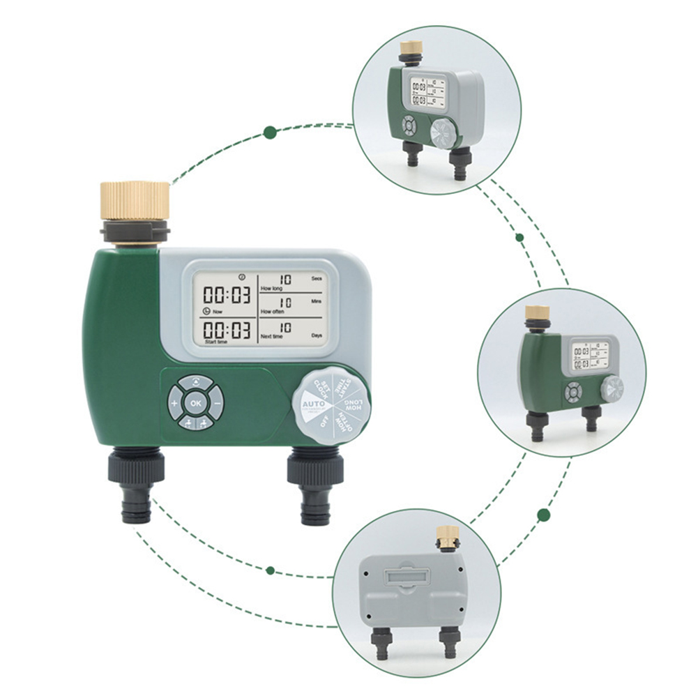 Electronic Garden Hose Water T - مراجعة Timer Dual Outlet وسعره
