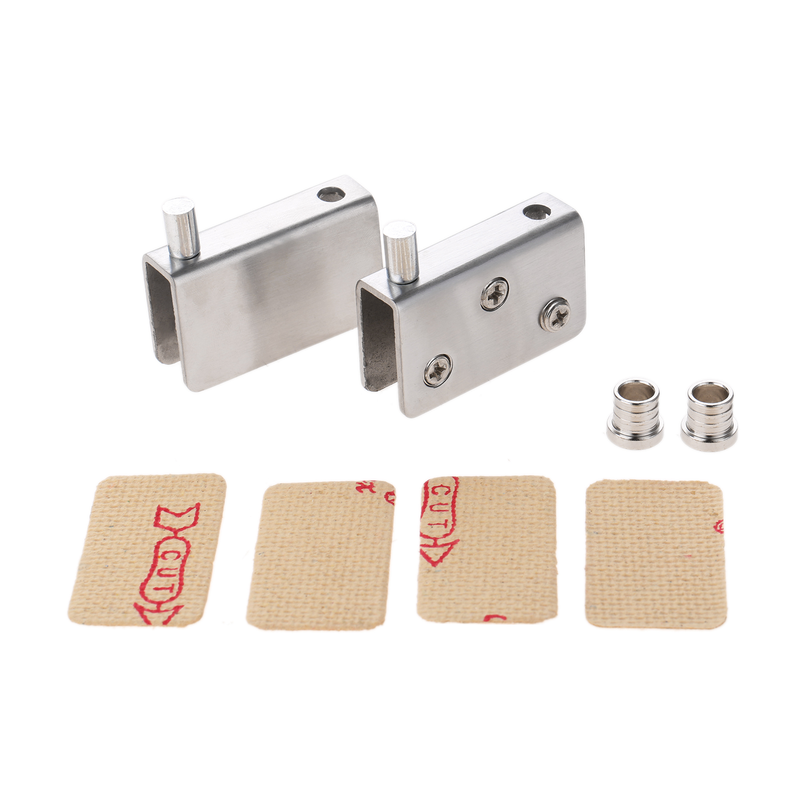 2 Pcs Glass Shelf Clamp Pivot  - مراجعة Glass Door Hinge وسعره