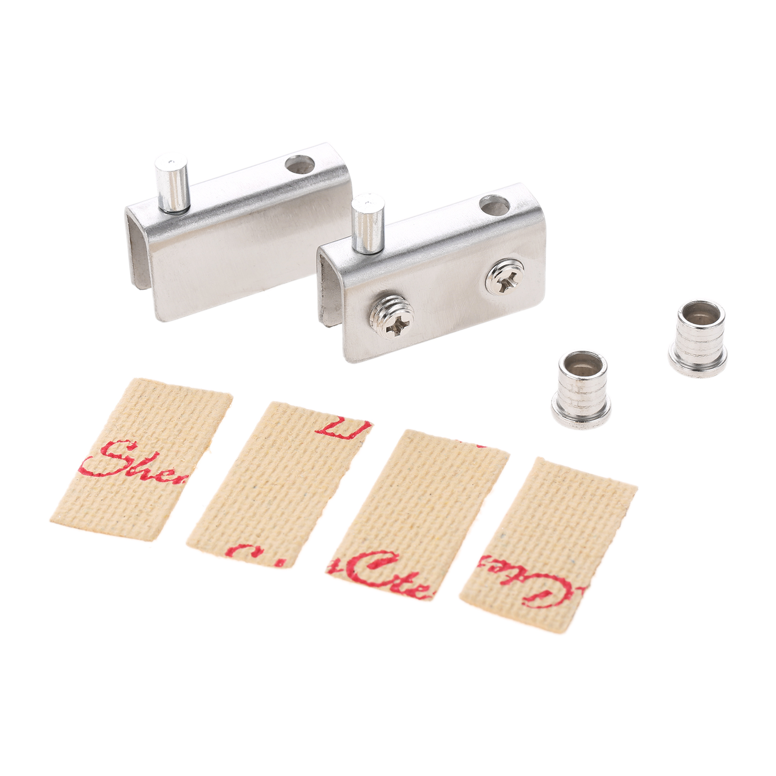 2 Pcs Glass Shelf Clamp Pivot  - مراجعة Glass Door Hinge وسعره