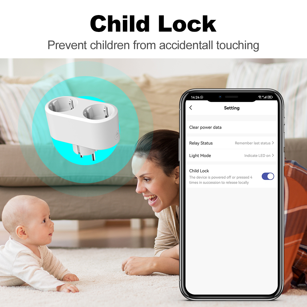 Tuya WiFi Dual Outlet 16A APP  - مراجعة Timer Dual Outlet وسعره