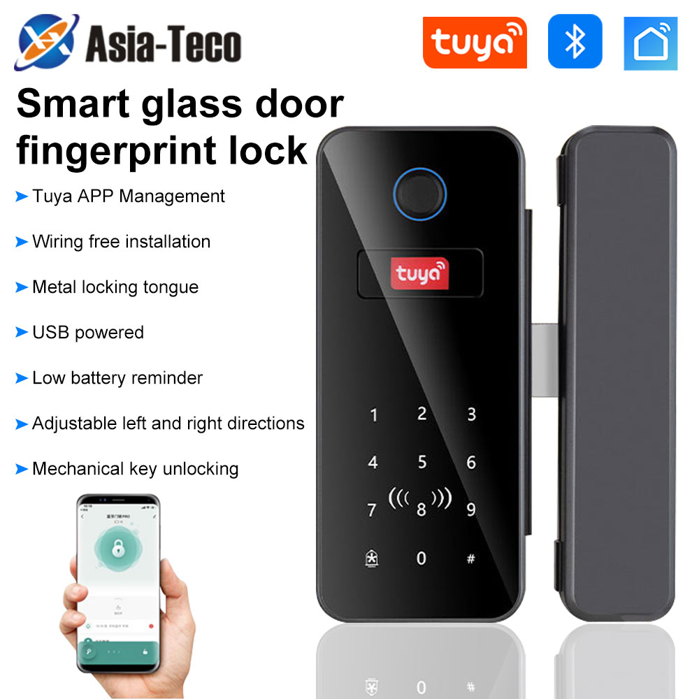 Bluetooth Electronic Glass LOC - مراجعة Glass Door Hinge وسعره