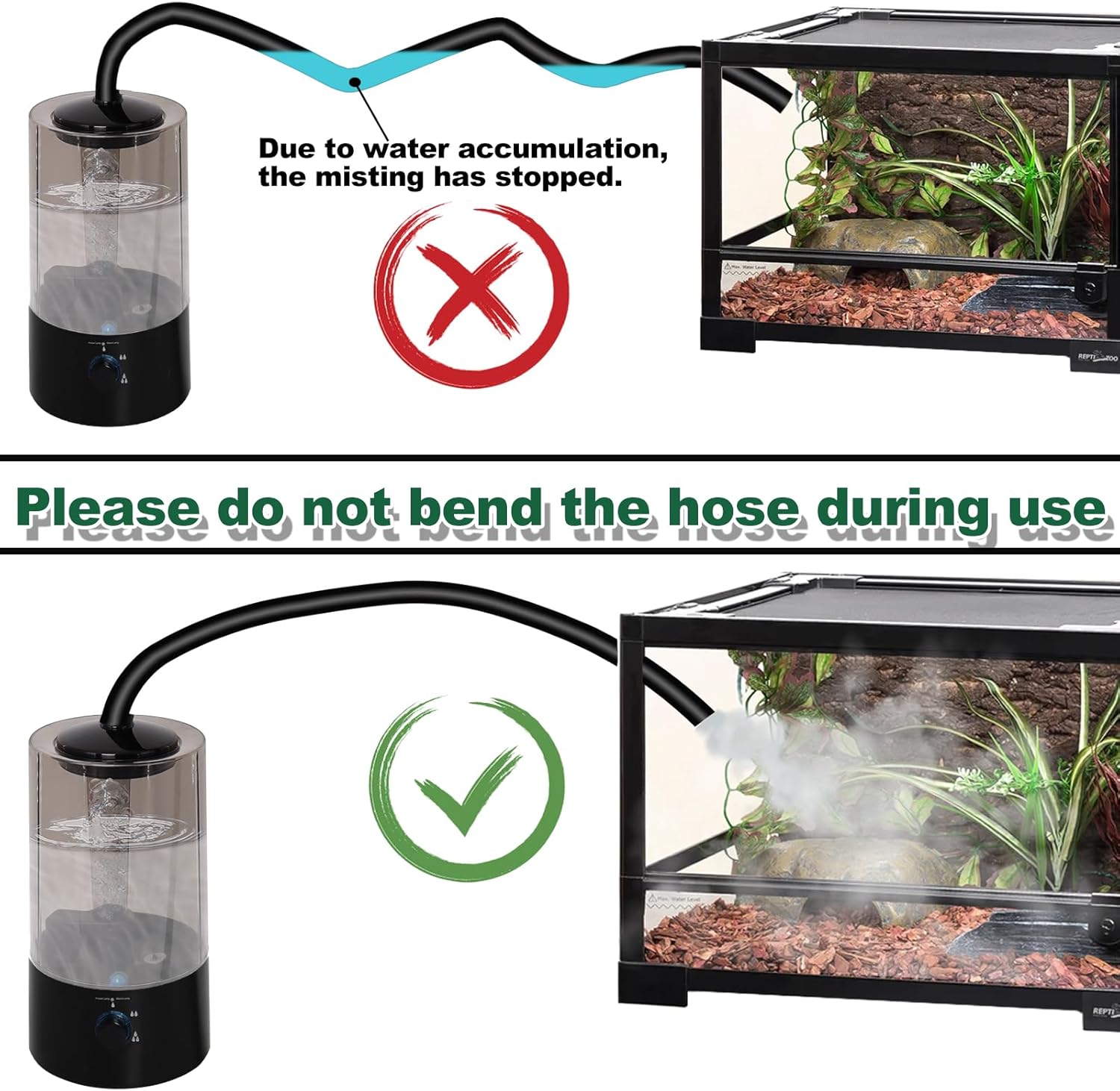 Reptile Humidifier Terrarium F - مراجعة Terrarium Fogger Ultrasonic وسعره