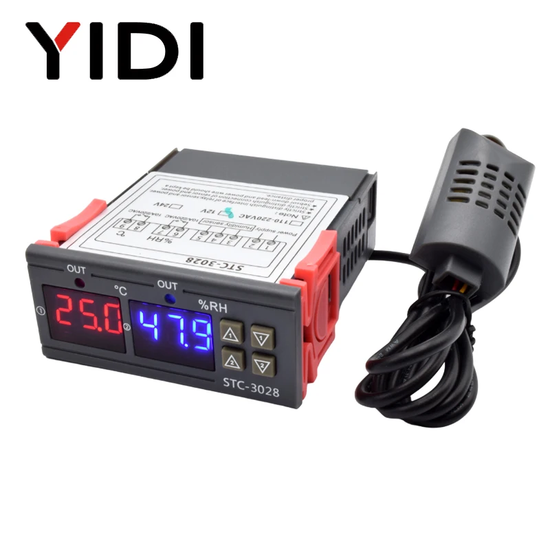 STC-3028 LED Digital Thermosta - مراجعة Digital Hygrometer Probe وسعره