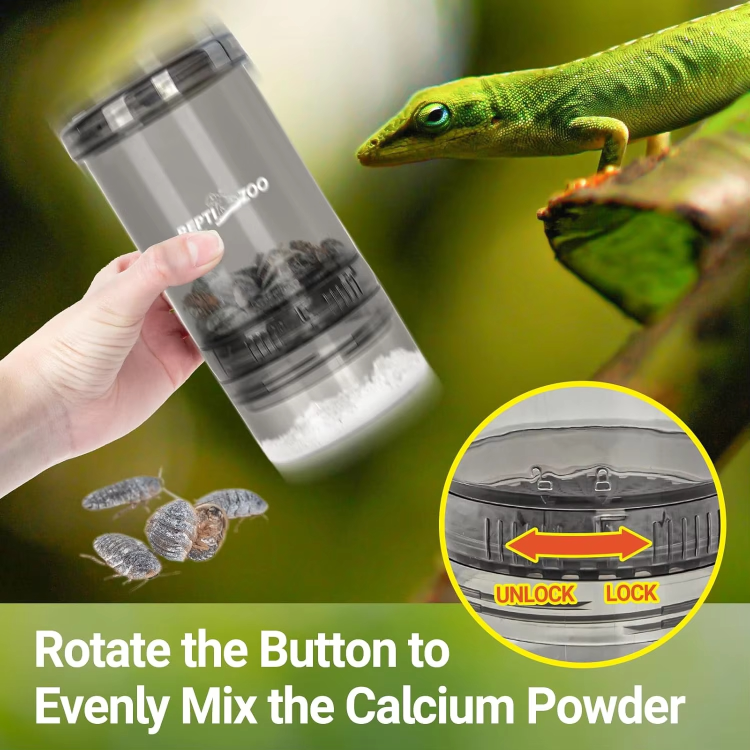 Reptile Calcium Powder Mixing  - مراجعة Calcium Powder Reptile وسعره