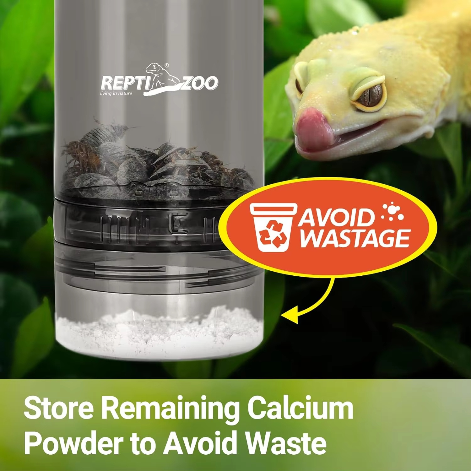 Reptile Calcium Powder Mixing  - مراجعة Calcium Powder Reptile وسعره
