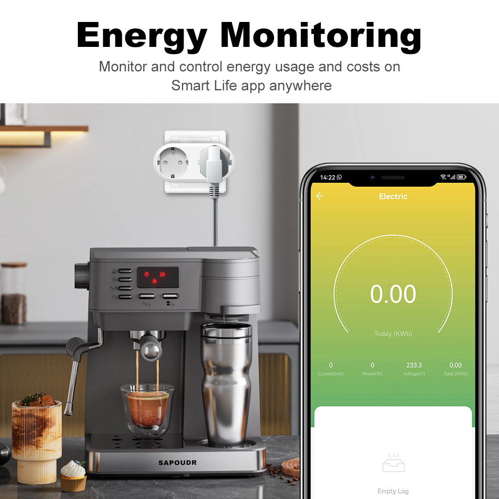 WiFi Smart Plug Dual Outlet 16 - مراجعة Timer Dual Outlet وسعره