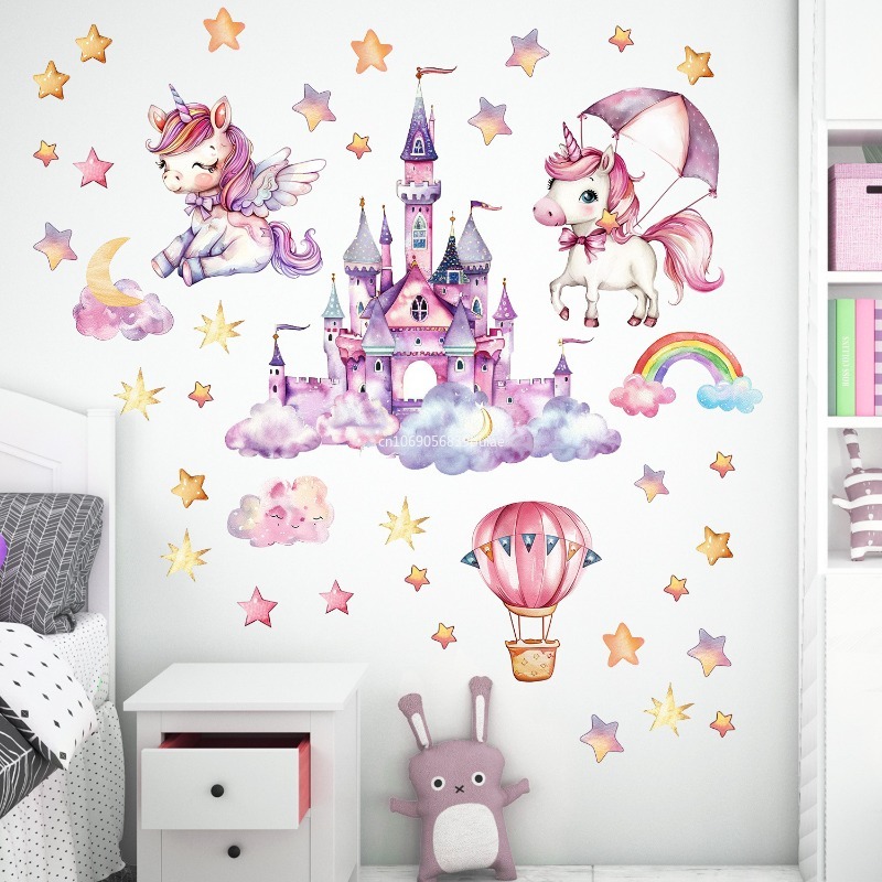 Unicorn Stars Luminous Wall St - مراجعة Pvc Panel Background وسعره