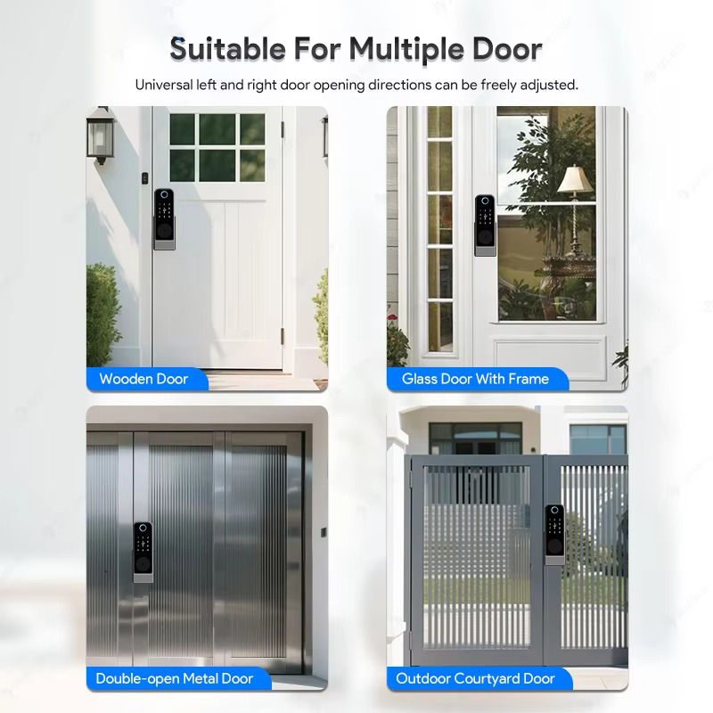 Waterproof Fingerprint Lock Tu - مراجعة Glass Door Hinge وسعره