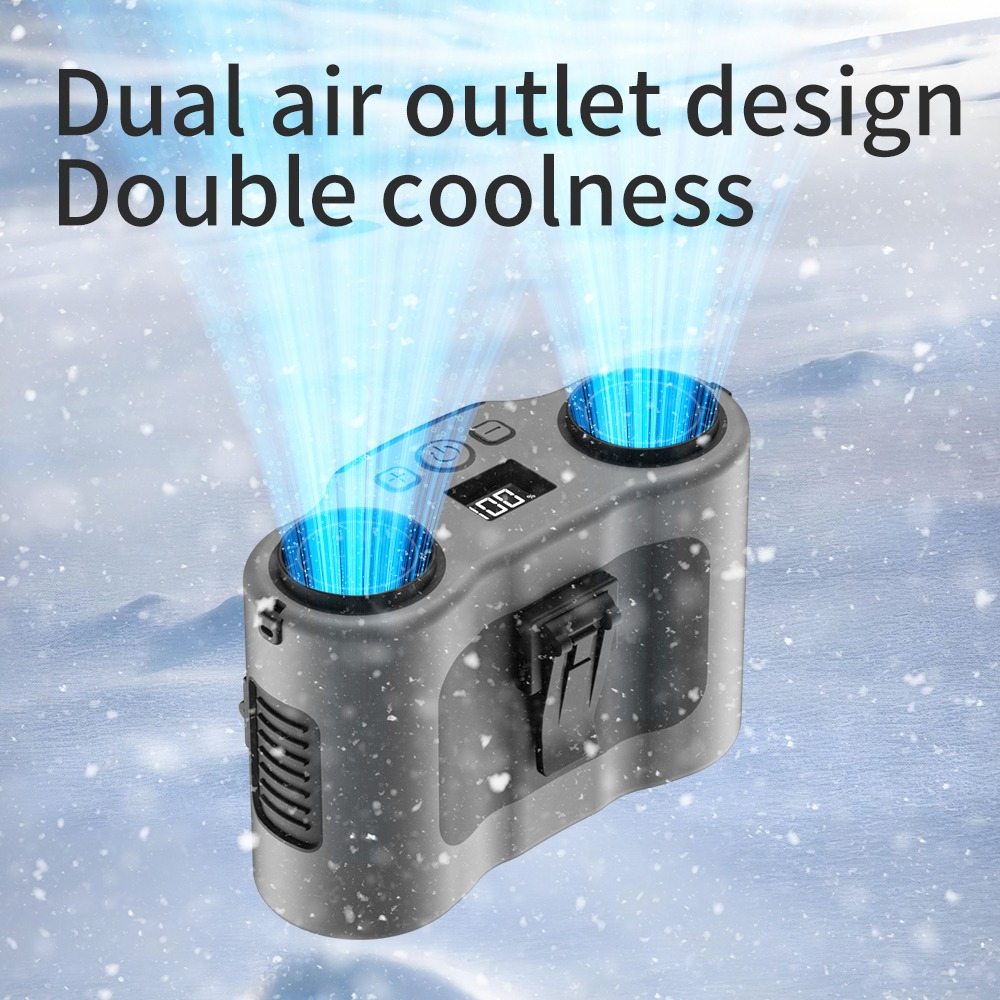 Portable Waist Clip Fan 5-spee - مراجعة Timer Dual Outlet وسعره