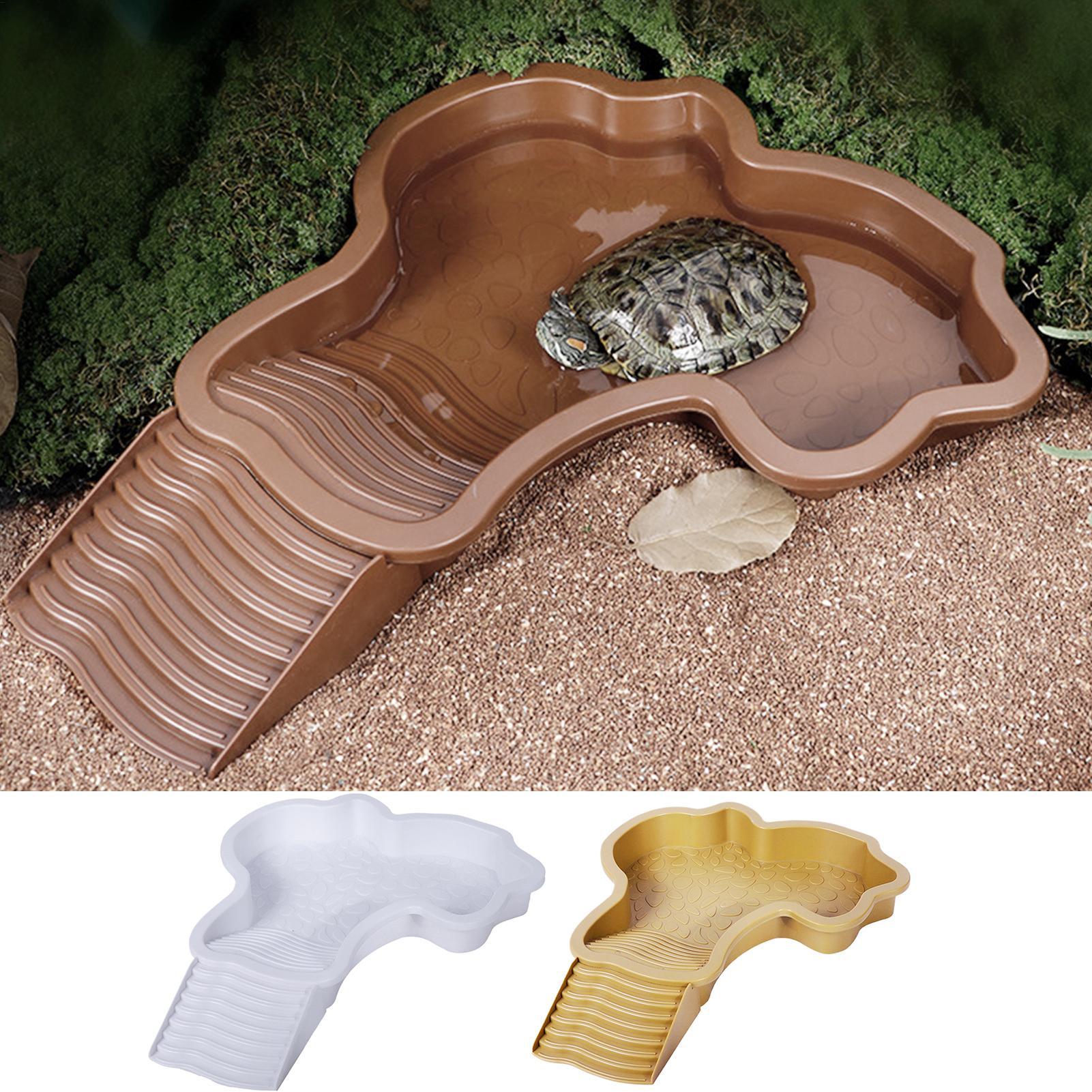 Reptile Bathing Pool with Ramp - مراجعة Water Dish Reptile وسعره