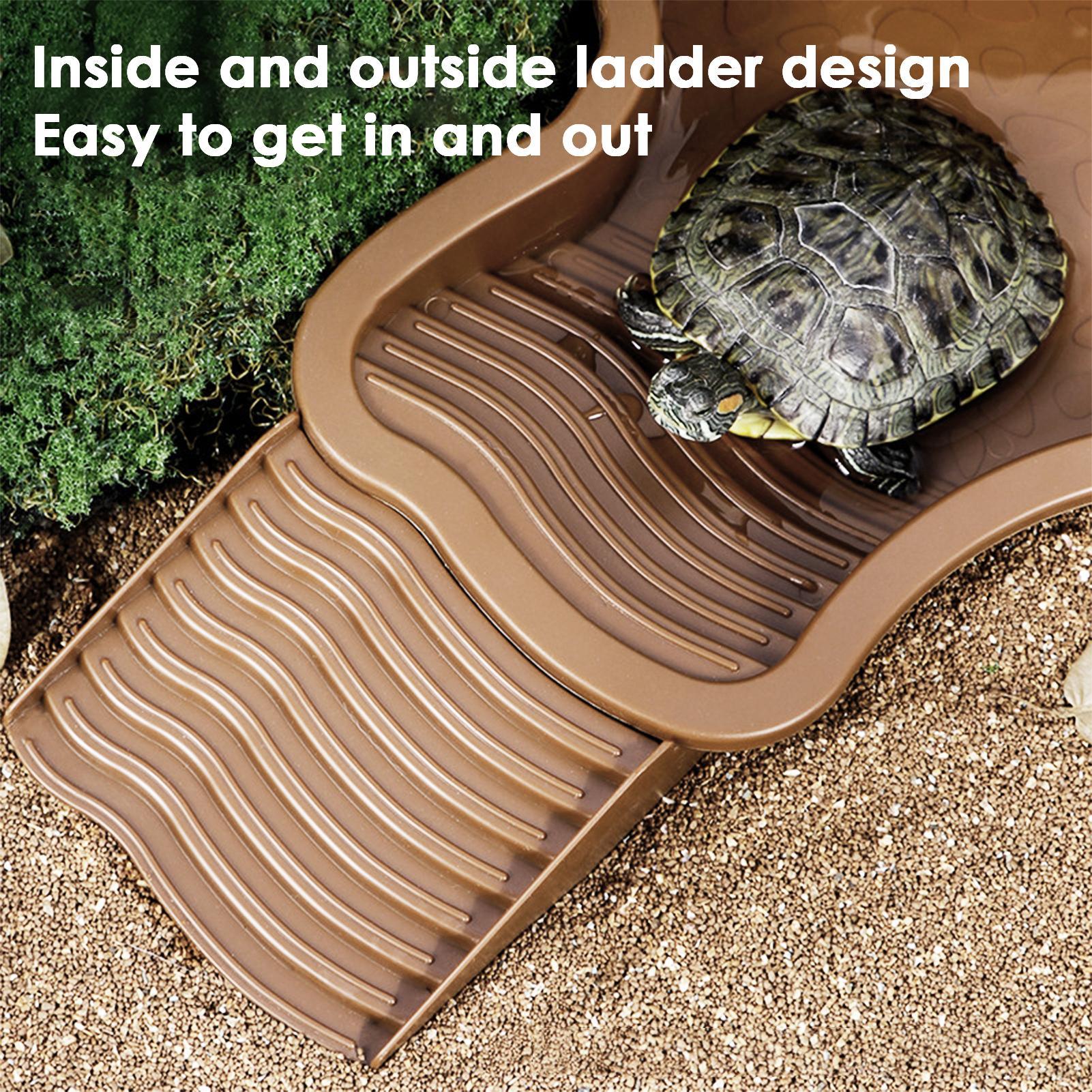 Reptile Bathing Pool with Ramp - مراجعة Water Dish Reptile وسعره