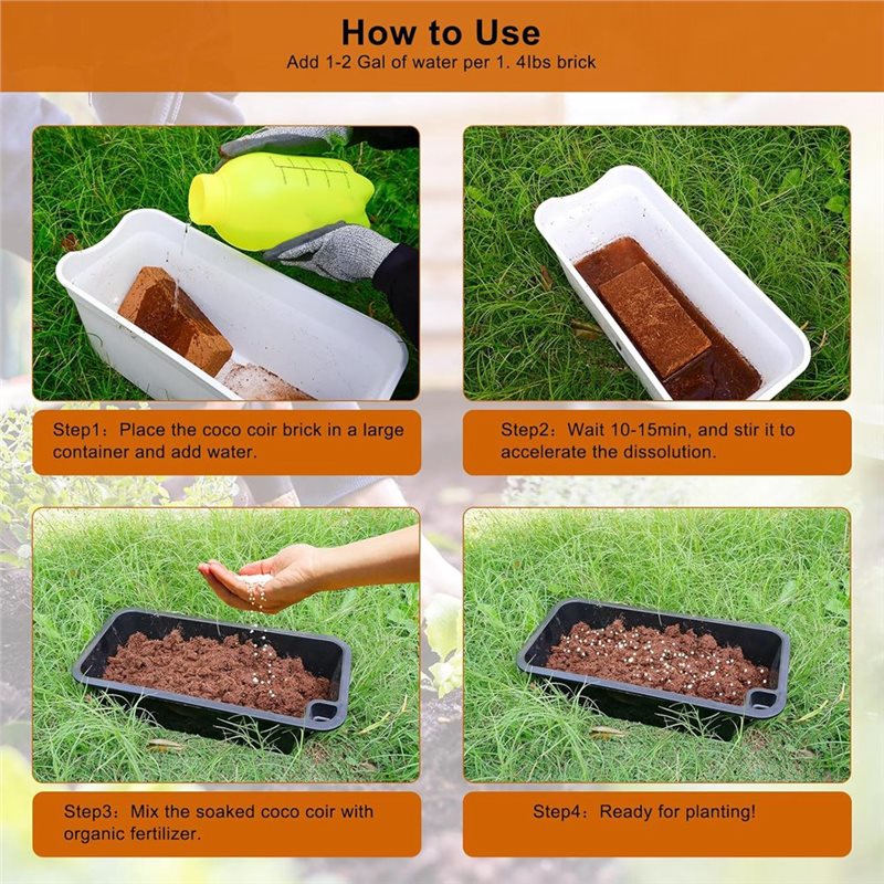 3 Pack Coco Coir Bricks, Coco  - مراجعة Substrate Coconut Fiber وسعره