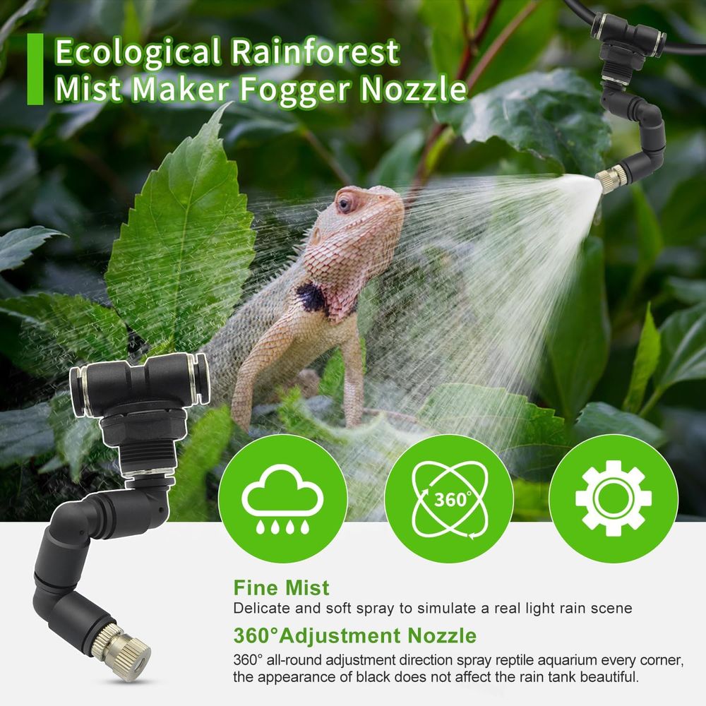 Automated Reptile Misting Syst - مراجعة Misting Nozzle Reptile وسعره