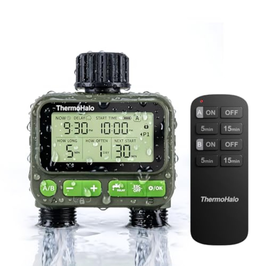 Smart Sprinkler Timer for Lawn - مراجعة Timer Dual Outlet وسعره