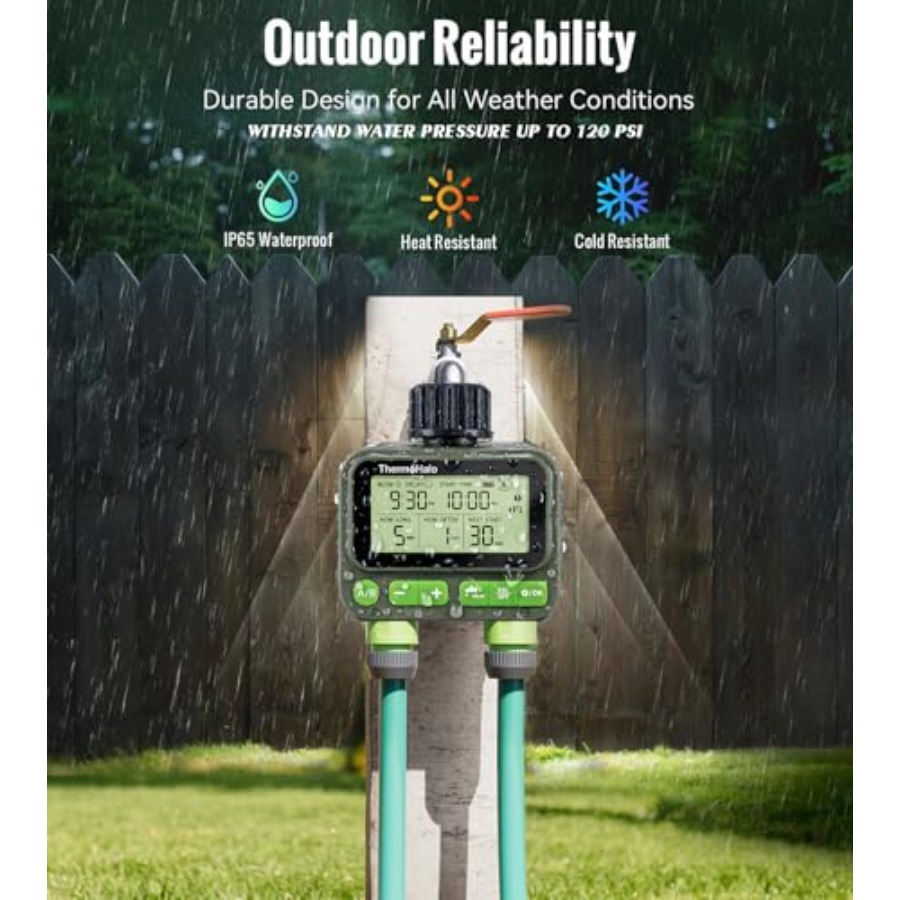 Smart Sprinkler Timer for Lawn - مراجعة Timer Dual Outlet وسعره