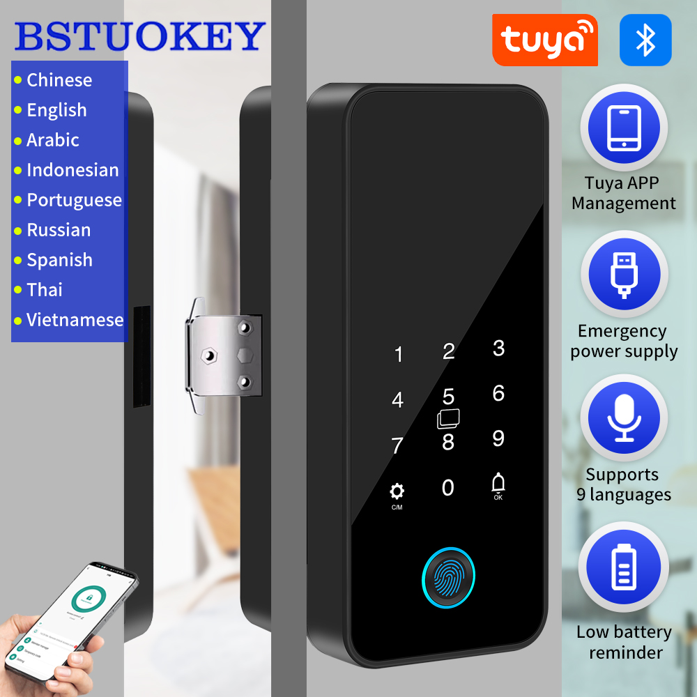 Tuya Smart Life Bluetooth Glas - مراجعة Glass Door Hinge وسعره
