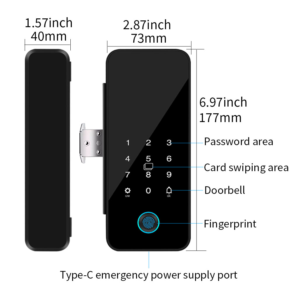 Tuya Smart Life Bluetooth Glas - مراجعة Glass Door Hinge وسعره
