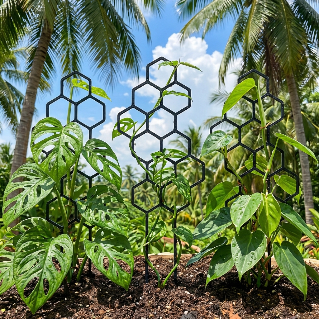 Two Climbing Plant Training De - مراجعة Vine Climbing Plastic وسعره