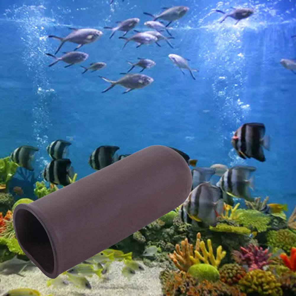 New Fish Tank Cave Aquarium Sh - مراجعة Hide Cave Ceramic وسعره