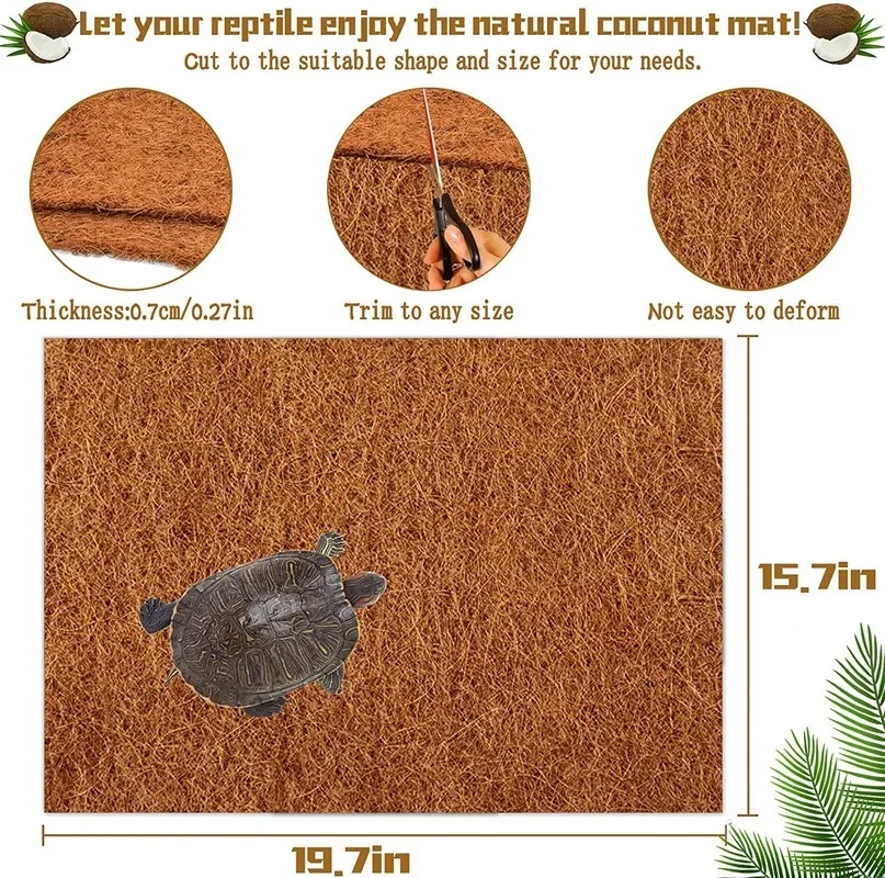 Reptile Carpet Natural Coconut - مراجعة Substrate Coconut Fiber وسعره