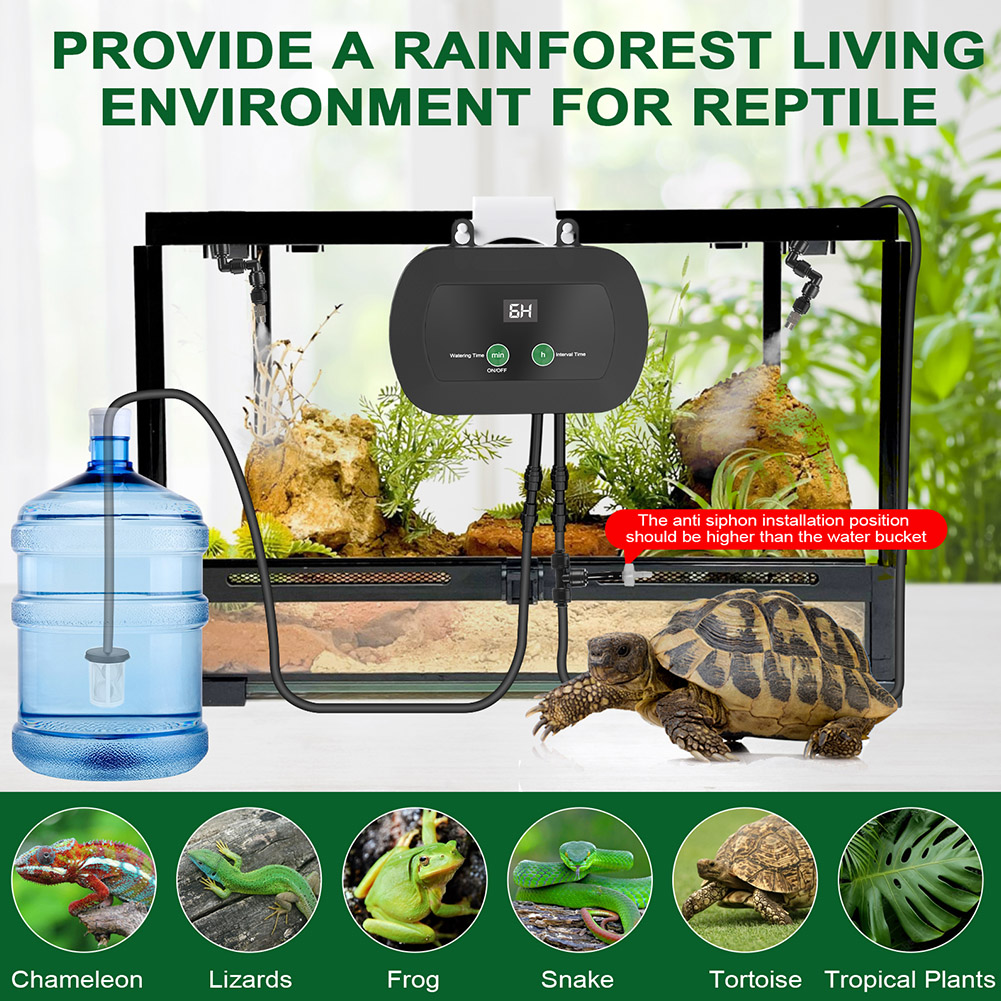 Automatic Reptile Mist Sprinkl - مراجعة Misting Nozzle Reptile وسعره