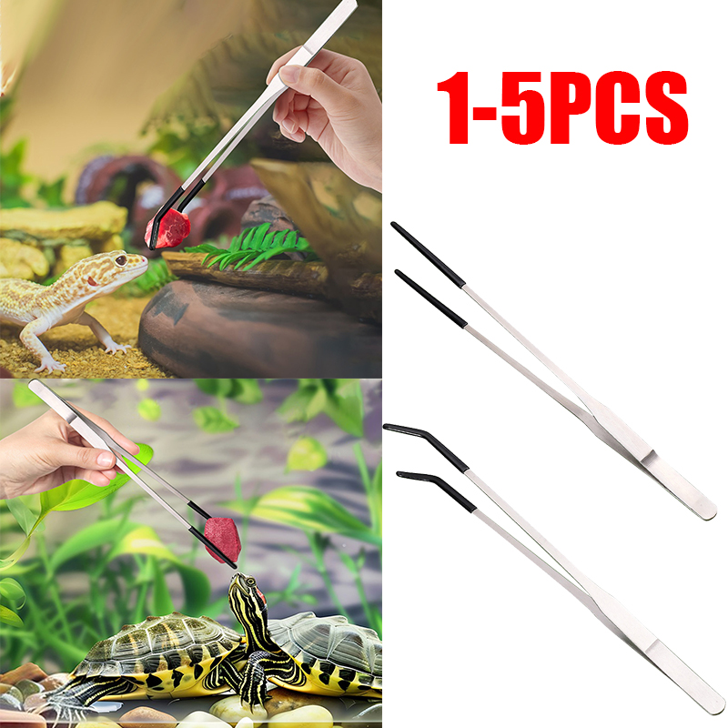5-1PC Stainless Steel Straight - مراجعة Feeding Tong Stainless وسعره