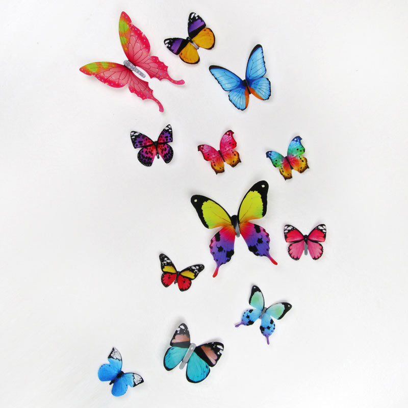 12Pcs 3D Butterfly Wall Sticke - مراجعة Pvc Panel Background وسعره