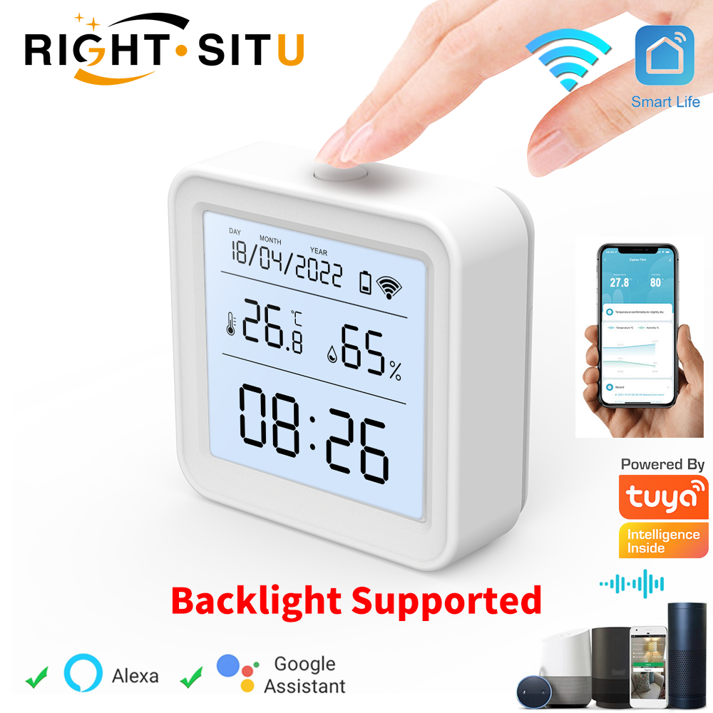 Tuya WIFI Temperature Humidity - مراجعة Digital Hygrometer Probe وسعره