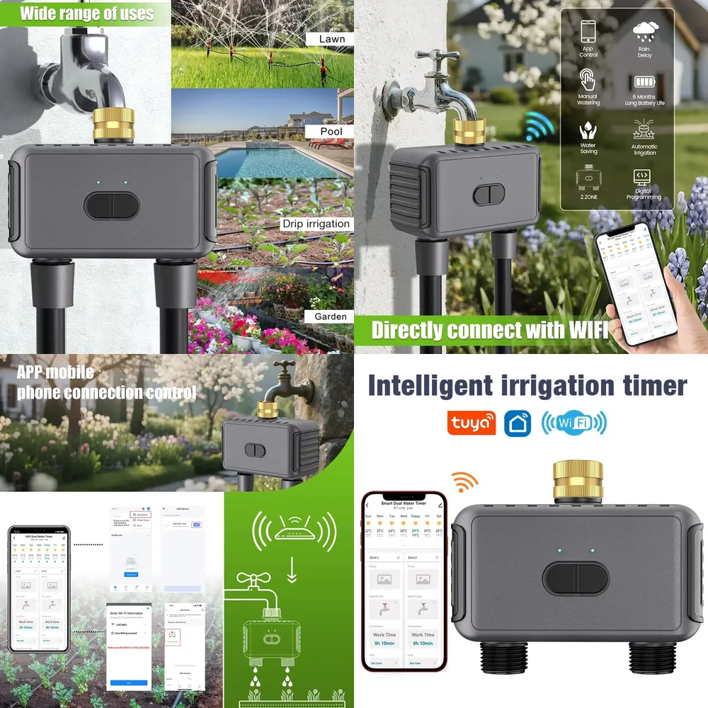 WAP01 WiFi APP Control Dual Ho - مراجعة Timer Dual Outlet وسعره