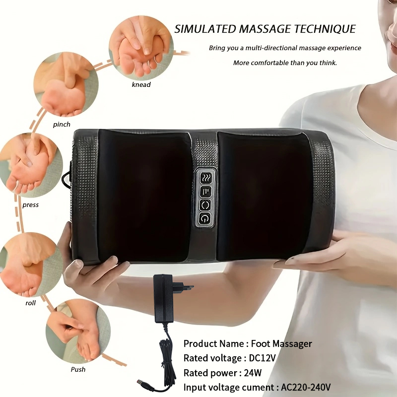 Heating and Kneading Foot Mass - مراجعة Timer Dual Outlet وسعره