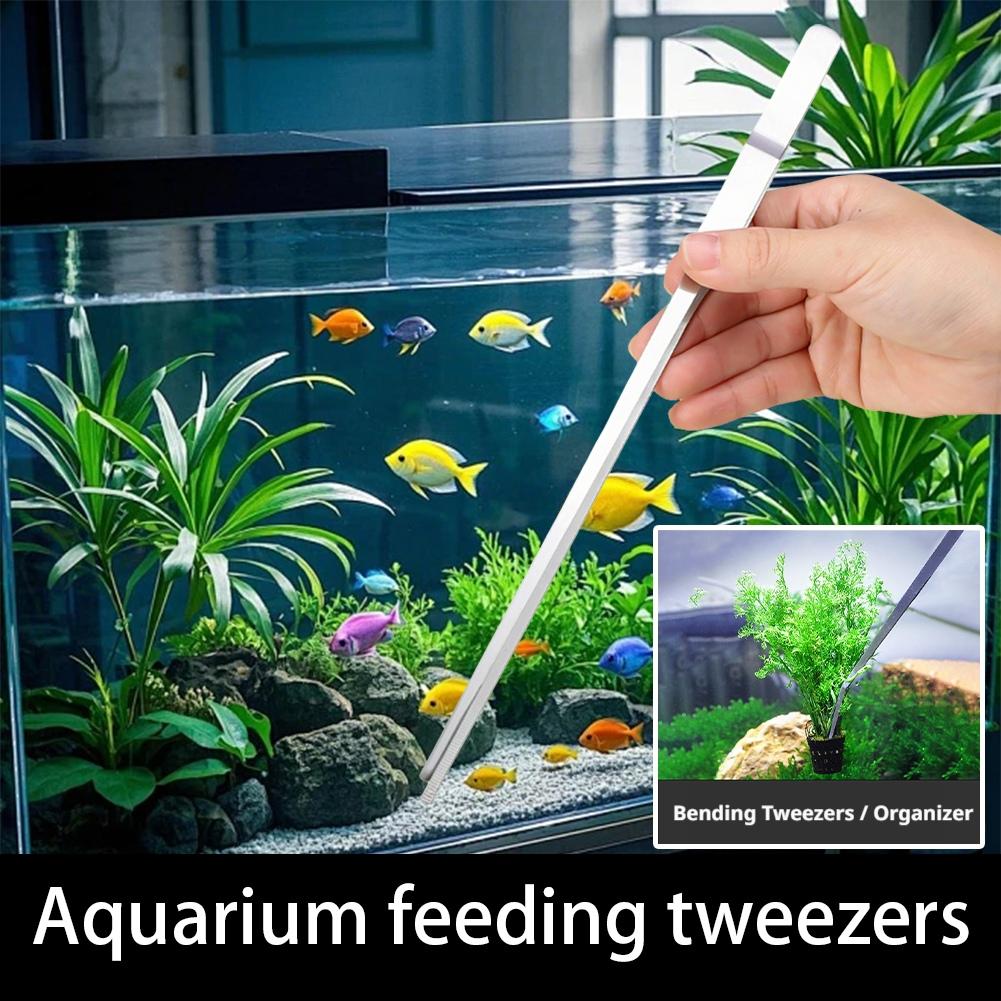 Stainless Steel Aquarium Tweez - مراجعة Feeding Tong Stainless وسعره