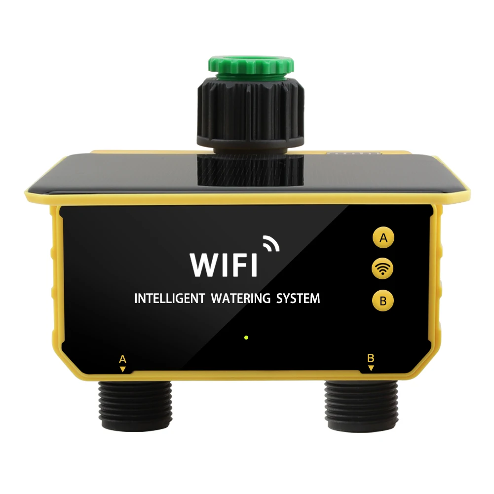 WiFi Solar Timer Dual Water Va - مراجعة Timer Dual Outlet وسعره