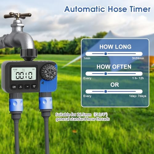 Smart Sprinkle Timer for Garde - مراجعة Timer Dual Outlet وسعره