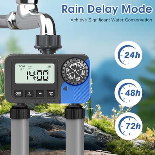 Smart Sprinkle Timer for Garde - مراجعة Timer Dual Outlet وسعره