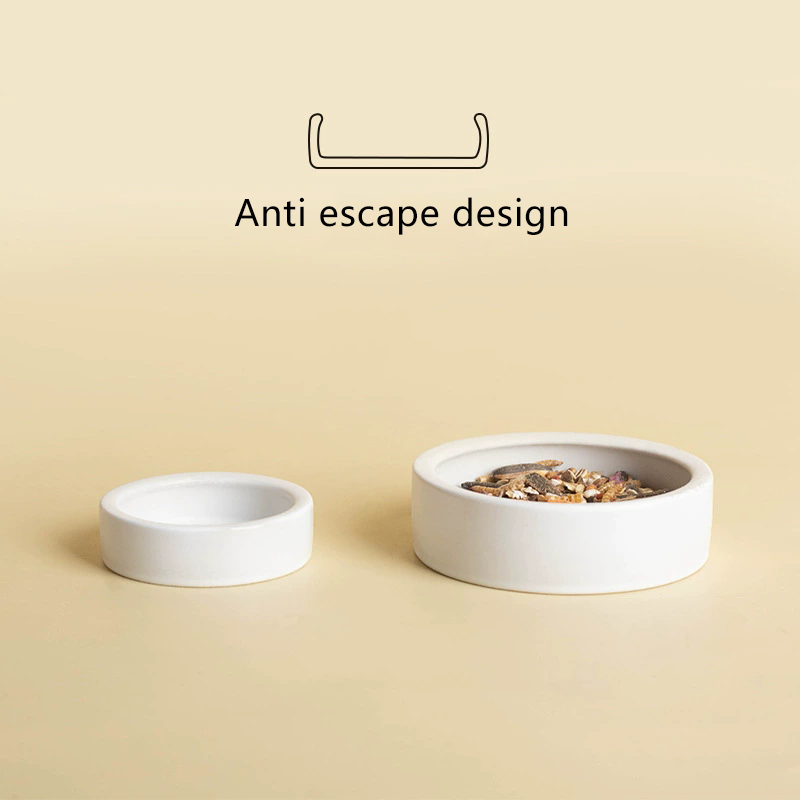 Reptile Food Ceramic Bowl Anti - مراجعة Water Dish Reptile وسعره