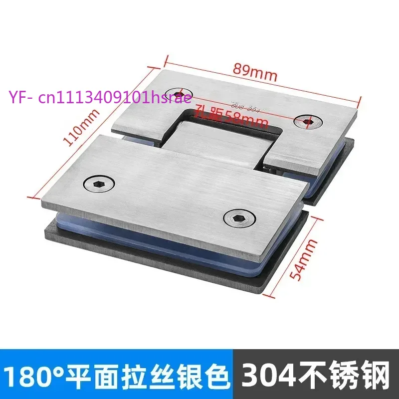 304 Stainless Steel Frameless  - مراجعة Glass Door Hinge وسعره