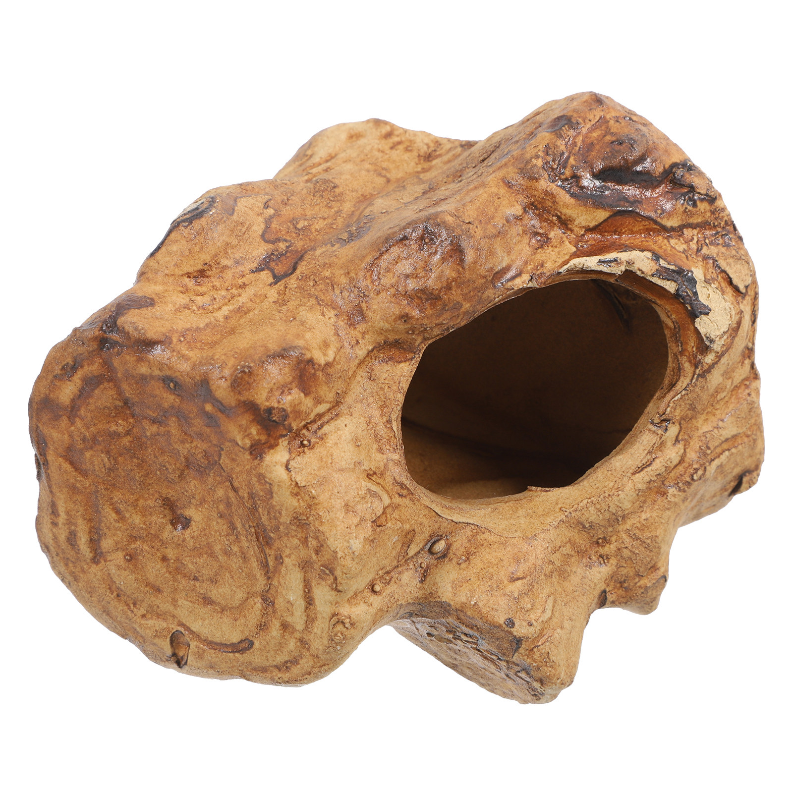 Pleco Caves Fish Tank Decorati - مراجعة Hide Cave Ceramic وسعره