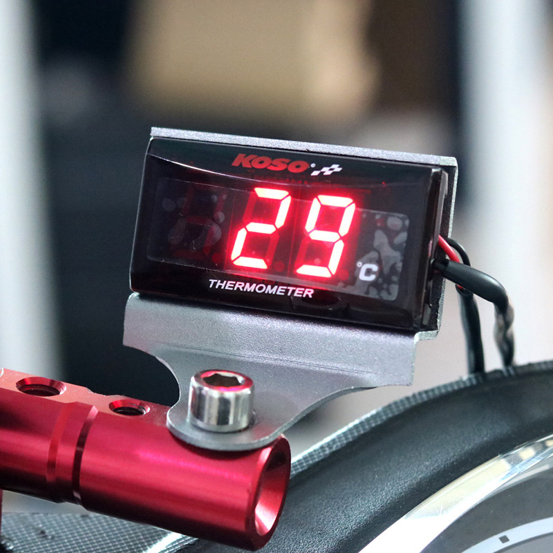 Round Motorcycle Temperature M - مراجعة Digital Hygrometer Probe وسعره