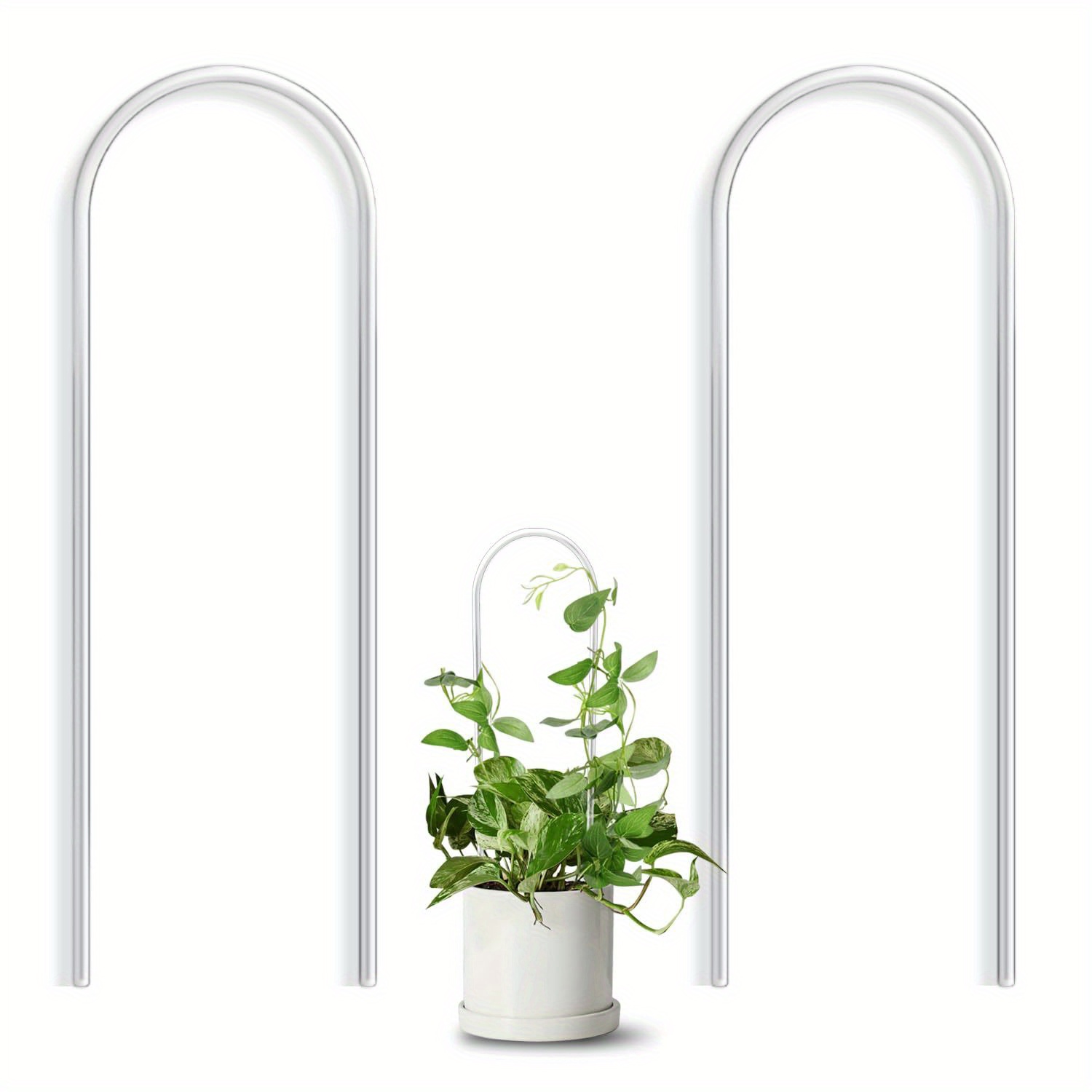 3pc u-shaped acrylic plant cli - مراجعة Vine Climbing Plastic وسعره