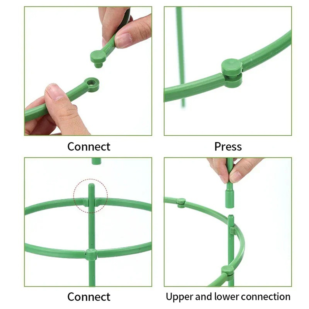 Half round Plastic Plant Suppo - مراجعة Vine Climbing Plastic وسعره